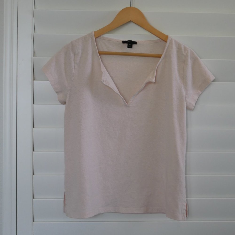 J. Crew Split Neck T-shirt